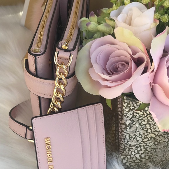 🌷MICHAEL KORS Blossom Leather Crossbody Set - Picture 4 of 7